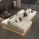 Neues 2025 neues Lammlamm-Samtsofa doppelseitiges Sofa hintereinander Sofa Zwei-Wege-Sofa Wohnzimmer Villa Modular Horizontal Hall B1391CM Lamm Samt