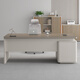 Light luxury boss desk office desk and chair combination, simple and modern president desk, leadership desk, manager desk, office furniture, customized office accessories