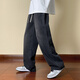 BPSO Black Jeans Herren Sommer 2025 Neue losen Hosenhose für Teenager für Jungen mit weitem Bein bodener langen Hosen 693 Black Grey 693 Black Grey S für 90 Jin [Jin entspricht 0,5 kg] -105jin [Jin gleich 0,5 kg]