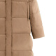
Flying in the snow in autumn and winter new fashionable casual and versatile women's long solid color hooded warm down jacket for women Coffee brown S 160/84A