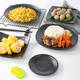 
Metamine tableware black plate commercial catering plastic dining plate bar bar snack plate kimchi dish ljp1098 half piece 36 pieces 0 inch