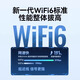 Yuhelian Wifi6 Wireless Network Card Bluetooth Two-in-One Desktop Computer Special Wifi Receiver USB Interface External Dual Band Gigabit High-speed Home Drive-free AX1800 [wifi6+ Bluetooth/5G Dual Band Free]
