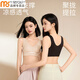 莫代尔夏季冰丝无痕内衣女大胸显小提拉防下垂无钢圈裸感薄文胸罩薄款 肤色 L 36/80ABC