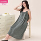 MODAL SAUSPERS-Nachthemd für Frauen im Sommer Modal 2025 Neue Pyjamas mit Brustpolstern Anti-Protrision-Punkte für Outdoor-Kleidung Pyjamas DFL-11301-Sweet Pulver mit Brustpolstern m