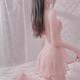 Pyjamas sexy suspension et Sexy Hot Maid Uniforme Pure Nightmares Jupe émotionnelle Sous-vêtements amusants Jupe en dentelle rose + 9756 Net Vêtements Moyenne Taille 80-125 Jin [Jin est égal à 0,5 kg] Expédition confidentielle