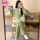 Pyjama sumeisting pour les femmes en automne à manches longues Cardigan à manches longues Suit Summer Ladies 2025 Nouveau dessin animé Spring and Winter Home Clothing SSM-3884 M [75-100jin [Jin est égal à 0,5 kg]]]