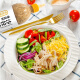Tongrentang Chia Seed Salad Sauce 0 Fat 0 Sugar 0 Additions Juice Fruit and Vegetable Salad Mixed Vegetable Noodle Seasoning Flavor Bottle Chia Seed Salad Juice 690g [1 Bottle]