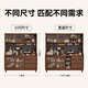 Kao solid wood sideboard against the wall integrated multifunctional living room simple wine cabinet storage cabinet 908#140*40*173cm