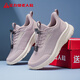 Zulijian elderly shoes autumn women's shoes soft sole sneakers lightweight mother shoes casual shoes women 6125K dusk purple 38