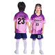 Kinderfußballuniformanzug für Jungen und Mädchen schnell trockener kurzärmeliges Training Grundschule Fußballspiel Team Uniform-Anpassung YL-9227 Blue Blue JPG XS (155-160 cm)