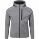 DESCENTE letter pattern hooded zipper jacket jacket male and female style gray 100