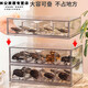 Li yali Desktop Sonnenbrille Storage Box Fliesen Partition Leichter staubdichtes Stapel Kosmetischer Rot-Speicher Rack 2 Pack Vier Netzschubladen Brille Box