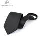 T/Twenties women's tie decoration women's suit shirt black tie women's short style without hitting small blue red short zipper style women's zipper tie + tie clip_AK6167-L-C