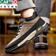 Cartelo Cotton Shoes Men's 2025 Hiver Nouveau cuir authentique Plus toison Boots en laine épaissi des chaussures pour hommes chaudes et décontractées