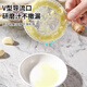 Xin Cong Ginger Grinder Artifact Garlic Ginger Grinder Grinding Plate Bowl Rubbing Ginger Juice Bumping Milk Garlic Grinder Manual Manual Grinder 1 set produces garlic paste in one second - does not hurt your hands