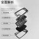 创勋（CHUANGXUN）适用大众捷达vs5钥匙套vs7汽车专用va7 va3钥匙包保护壳扣男女 捷达B款【枪色】+编织扣 .