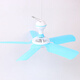 Le ventilateur de plafond à cinq feuilles de Panasonic est super silencieux pour le dortoir étudiant Mosquito Net Silent Mini Breeze Breeze Electric Van Small Wire Wire Control Control Aleglen Quality Small Plafond Vendgrade Version + 3 mètres Câble d'extension de synchronisation (690)