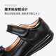 Aokang children's shoes girls performance princess shoes genuine leather soft sole British spring and autumn new children's black small leather shoes Loaf single shoes