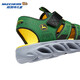 Skechers John Deere co-branded children's summer LED flashing breathable cool toe sandals 407070L green/black/GNBK 36