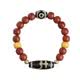 Potala Palace South Red Agate Bracelet Aquarius Dzi Beads Men's and Women's Play Bracelet as a Birthday Gift for Boyfriend