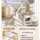 Kaninchen Xiaodi Windel Tisch Babypflege Tabelle Falten Sie Multifunktionsbaby Windel Tisch Neugeborene Baby Bad Massage Grau [plus bequem] + Lager Rack + Kleidung Stange + Aufbewahrungskorb