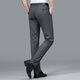 JOEOONE Seda Seda de cuatro lados Pantalones casuales de hombres de cuatro lados Pantalones delgados de verano Negocios sueltos Versátiles Anti-Wrinking Black 1517 Stretch de cuatro lados delgado 29