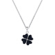 Fakou PT950 platinum necklace for women, four-leaf clover pendant, practical and heart-warming Chinese Valentine's Day birthday gift for girlfriend, four-leaf clover necklace