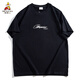 Scarecrow (MEXICAN) American casual large-size pure cotton short-sleeved T-shirt for men's summer fashion brand ins fat man loose plus fat plus large round neck half-sleeved A6627-white 3XL (recommended 160-180Jin [Jin equals 0.5 kg])