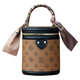 CALCULAT/KEEN Women's Bag Women's Bag 2025 Spring and Summer New Cylinder Bag Genuine Leather Bucket Bucket Bucket One Shoulder Side Span Bag Women's Large Bucket Bucket 18 High