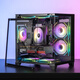 Colorful amd Ryzen r5 9600x/9500f rtx5070/5060ti/5050 graphics card sea view room desktop assembly computer host game e-sports flagship store diy complete machine five R5 9600X+5060+500G+16G