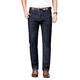 Jeans clásicos de primavera y otoño para hombres Paternidad recta suelta Papá de mediana edad y anciana