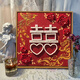 Three-dimensional tiger pearls wedding gift three-dimensional texture painting DIY digital oil painting fill color handmade acrylic texture XH13799 20x20cm thick solid wood inner frame