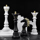 维诺亚7170人收藏象棋高颜值颜控宫廷风拍照道具象棋摆件摆件客厅办公室 国际象棋国王小号白色