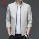 Jinba Men's Clothing Brand New Jacket Men's Jacket Top Spring and Autumn Style Versatile Business Casual Jacket Black M170/88A Navy Blue M (170) 88A