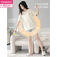 Modal women's pajamas for women in summer pure cotton soft skin-friendly shorts simple casual girls can wear home clothes outside 719 XL 115-135Jin [Jin equals 0.5 kg]