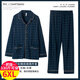 Suzi Extra Gran tamaño Fat Pajamas Pajamas Gran tamaño Mangas largas de algodón de primavera y otoño de primavera y otoño en algodón 220 Jin [Jin equivale a 0.5 kg] Agregue peso para aumentar HDE9905 3XL [sugerido 140180 Jin [Jin iguala 0.5 kg]]]