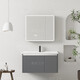 
Jiumuwang Shijia JMOOWO series smart space aluminum bathroom cabinet bathroom ceramic integrated basin sink bathroom washbasin cabinet washbasin 1047 ceramic basin + arc smart mirror cabinet