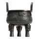 Thianle Bronze Tripod Ornements Antique Bronze Ware Dingsheng Qianqiu Handicraft Keding Office Bureau Entrée Cabinet à vin Décoration de bureau 60 cm de haut