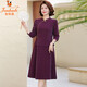 Vestido de primavera de la madera de la madera de la madera dorada, el vestido de novia de la primavera del estilo del estilo y el otoño noble noble, los dos rojos XHB036/1049 5XL recomendado 141-150Jin [Jin iguala 0.5 kg]