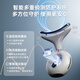 VLVEE neck beauty instrument, neck and face massager, neck lines and nasolabial folds lifting, red and blue light facial massage, introduction of facial lifting beauty instrument, New Year gift for girlfriend, temperament white + neck cream, high frequency vibration/temperature lifting/color light skin care