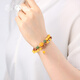 Potala Palace Beeswax Laoshantan Multi-circle Bracelet 925 Silver Jasper Wooden Toy Transfer Bead Bracelet Birthday Gift for Men and Women