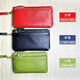 Neuer Stil stilvoller echtes Leder -Handgelenk -Tasche Multifunktion Münz Brieftasche für Frauen Handgrabung Bag schwarz - 16 cm * 9 cm