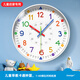Zhong Xiaobai wall clock clock living room home 2025 new early education children's bedroom cartoon punch-free clock wall quartz clock