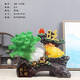 Sanqi Tiger Jade Baicai Ornaments Office Living Room Entrance Wine Cabinet Home Crafts and Decoration Opening Gifts AB-1391