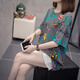 Pierre Cardin 2025 Sommer Neues reines Baumwoll-Kurzärärmel-T-Shirt für Frauen mit großer Größe Fett MM Bauchabdeckung 200 Jin [Jin gleich 0,5 kg] Slim und Casual Vielseitige Top 6626 Green Die beliebte leichte Luxusmarke M [ca. 80-95]