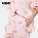 Brutalist Home (TBH) Hello Kitty Starlight Satin Satin Long Home Clothing Set kann Outdoor -Pyjama -Sommer -Sommer -Jahrtausend -Rosa -M -Set tragen
