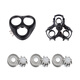 Original adapté au rasoir Feike FS319 tête de couteau FS389 lame nette couteau à couverture de couverture de rasage de la tête de couteau FS319 / 3893 Blade + 3 Couteau net