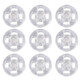 Hidden buttons, anti-glare, transparent buttons for shirts, mother-in-law buttons, invisible buttons for women's shirts, snap buttons for children's clothes, transparent, diameter 10mm, 10 pcs
