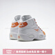 Reebok (Reebok) Hombres y mujeres cuestionan a mediados de la punta de color naranja retro Block Sports Practice Training Basketball Zapatos HR1049 (LSF01) -1 36