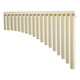 Tiger brüllende Drache brüllend Lernen Sie Panflute Musikinstrumente 18 Röhren Kinder 16 Röhren Anfänger fliegende Flöten für Grundschüler C -Anpassung Panflute 16 Röhren Schöne Weiß [kaufen 1 kaufen 8 kostenlos]